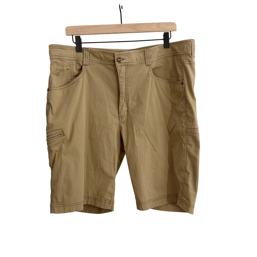 Hawke & Co Cargo Shorts Tan 38 Gorpcore Utility Hiking Techwear Outdoor Preppy